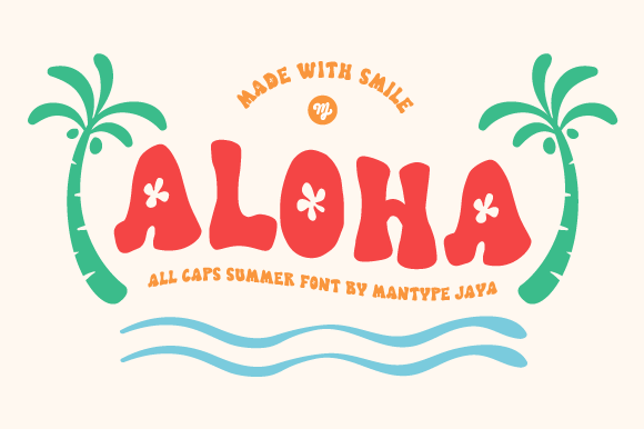 Aloha: Capturing Summer’s Spirit in a Creative Display Font
