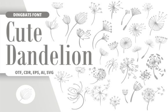 Cute Dandelion: A Whimsical Typeface for Charming Designs