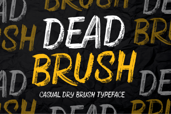 Dead Brush: The Handwritten Brush Font That Brings Designs to Life