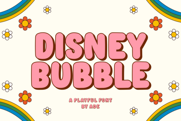 Disney Bubble: Infusing Playful Energy into Modern Typography