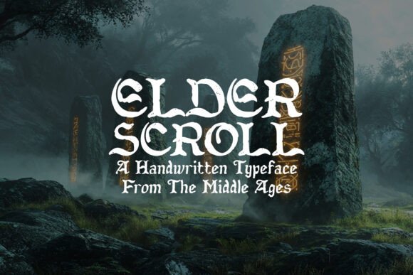 Elderscroll: A Typeface for Legendary Projects