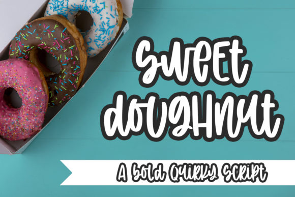 Exploring the Playful Charm of Sweet Doughnut Typography