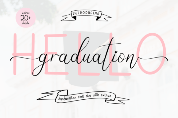 Hello Graduation: A Playful Font for Modern Creatives