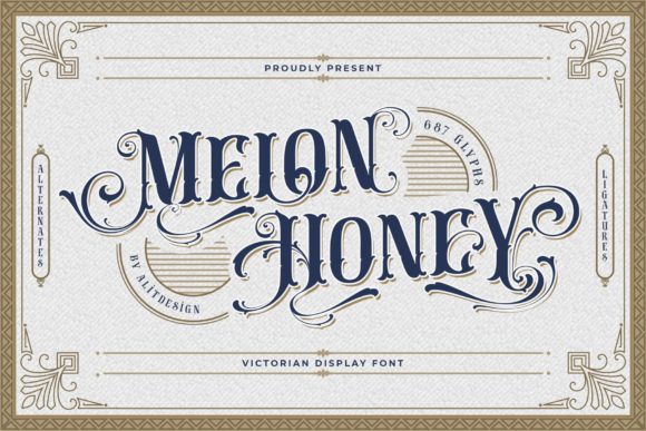 Melon Honey: A Blackletter Font for Bold Branding