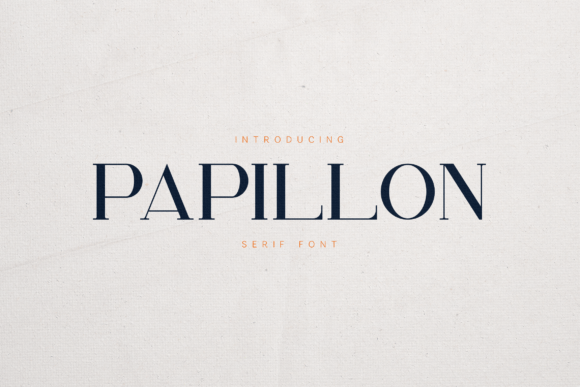 Papillon Serif: Crafting Modern Luxury in Typography
