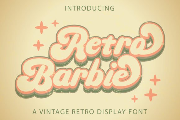 Retro Barbie: The Handwritten Font with Vintage Charm