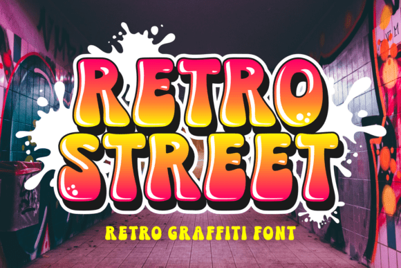 Retro Street: The Bold Graffiti Font for Modern Creatives