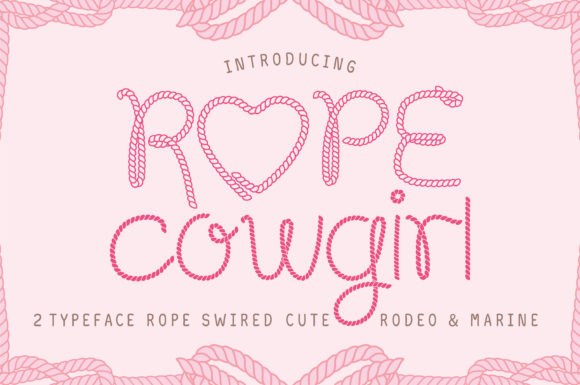 Rope Cowgirl: The Ultimate Western Display Font