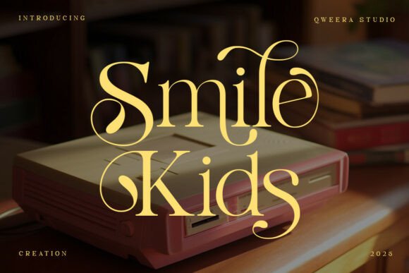 Smile Kids: A Luxury Serif with a Playful Edge