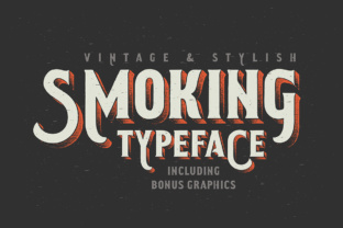 Smoking Typeface: A Western Font for Bold Projects