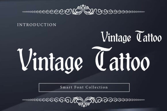 Unleashing Vintage Tattoo: A Typeface Forged in Rebellion