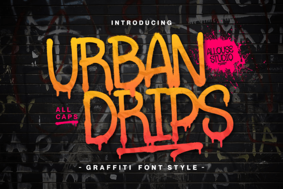 Urbandrips: The Graffiti Display Font for Bold Branding