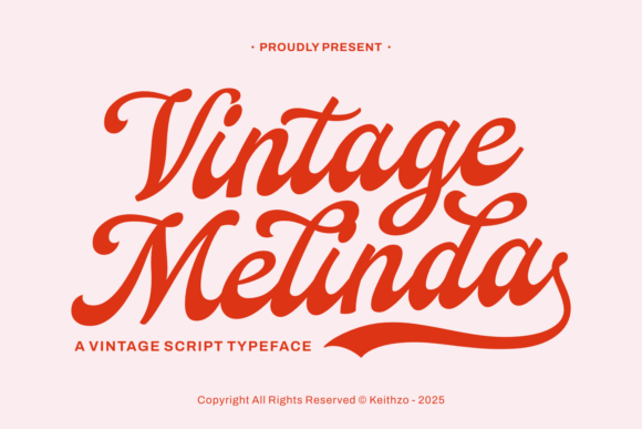Vintage Melinda: The Script Font for Timeless Romance